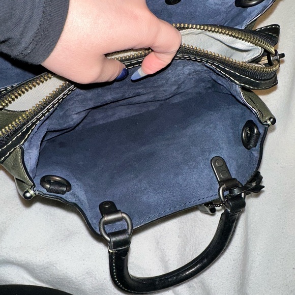 Coach Olive Green Rogue 25 bag - Picture 4 of 11